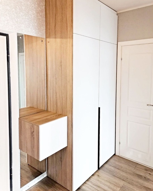 Распашные шкафы-Шкаф с распашными дверями на заказ «Модель 11»-фото2