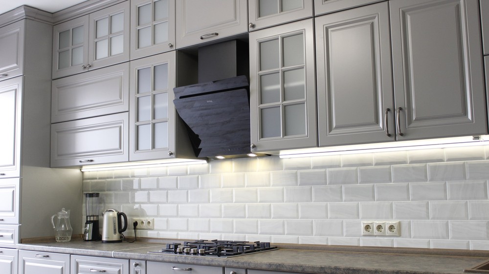 Белый кухонный гарнитур-Кухня МДФ в ПВХ «Модель 183»-фото6
