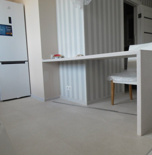 Белый кухонный гарнитур-Кухня МДФ в эмали «Модель 127»-фото5